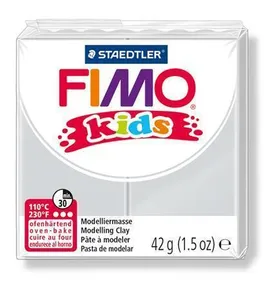 Modellező anyag Fimo kids 42g világosszürke